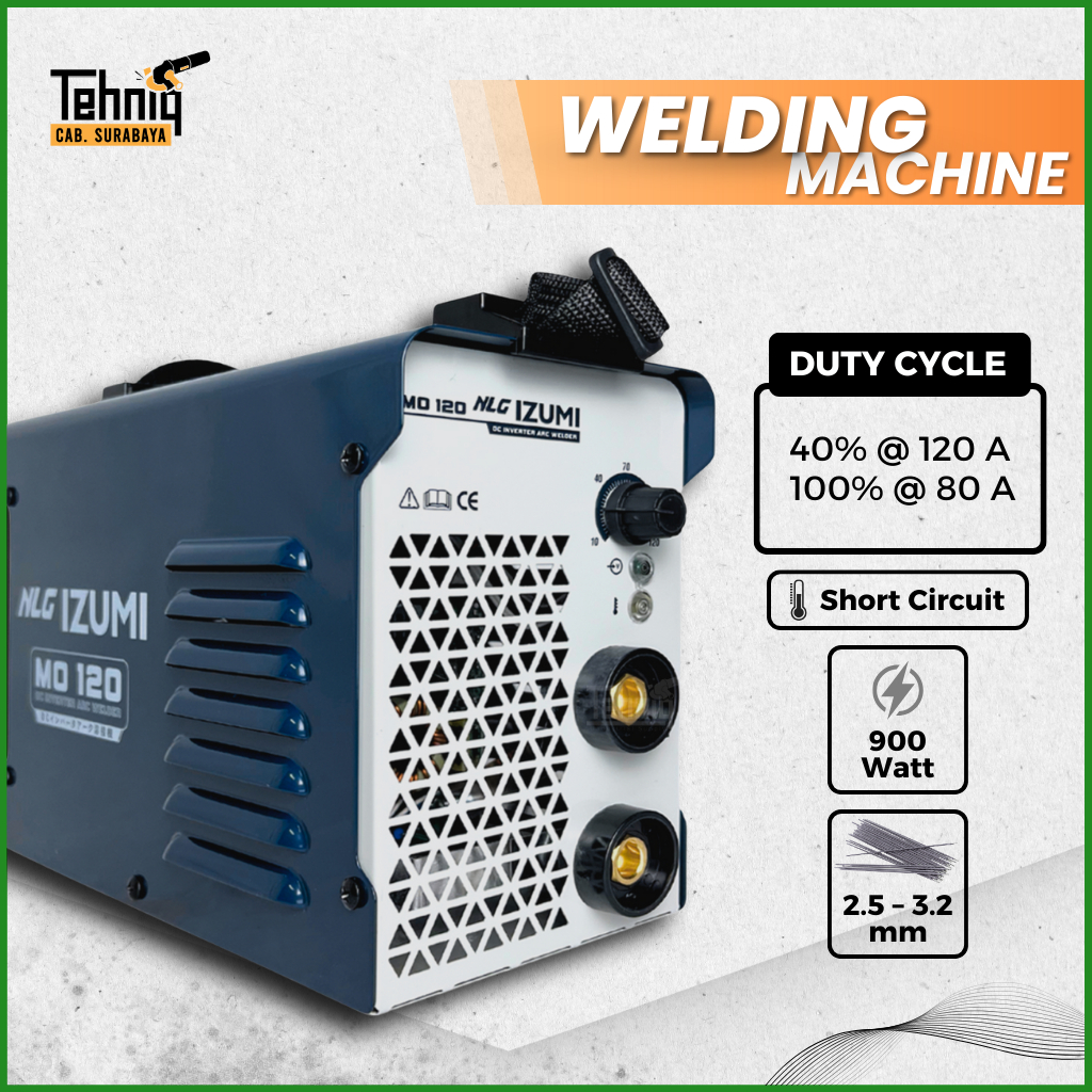 Oliver Syahdu Mesin Las 450 Watt - Trafo Las Listrik - Inverter Las Izumi Mo 120 / Izumi Mo 160