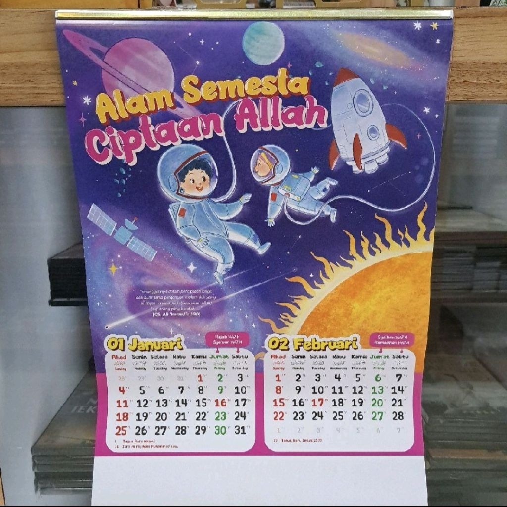 Kalender Dinding Anak Tahun 2026 ' Gema Insani Press '