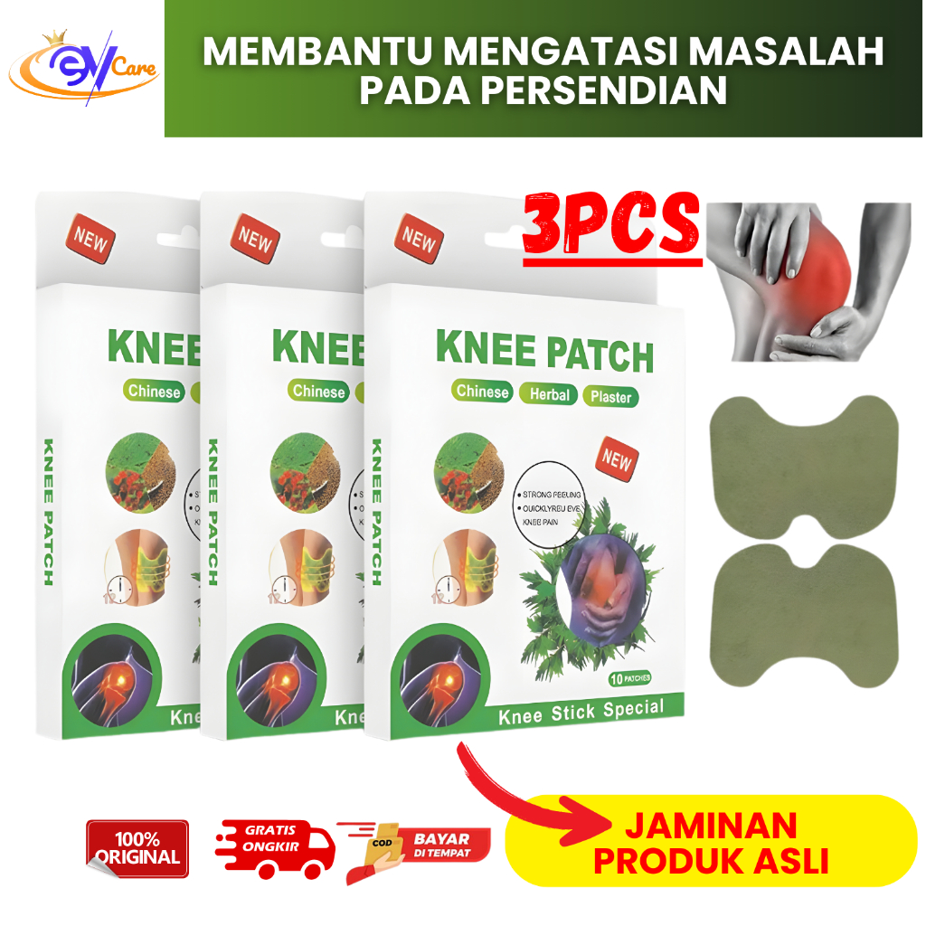 KNEE PATCH 3 BOX ISI 30 Koyo Lutut Nyeri Sendi Knee Patch Plaster KNEE Patch Pereda Pegal Linu