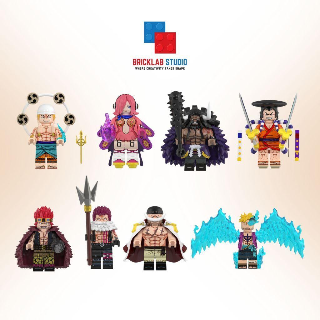 Lego Minifigure & Gantungan Kunci Bricks One Piece Anime Toy For Kids (6188)