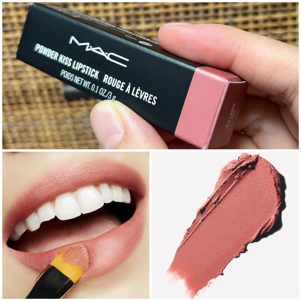 NEW - MAC Powder Kiss Lipstick shade TEDDY 2.0