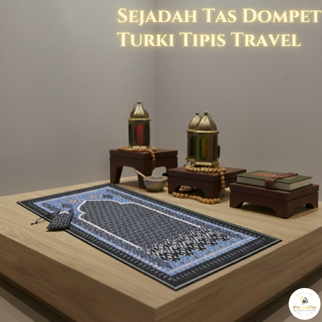 Sejadah Tas Dompet motif  Sajadah Turki Tipis Travel Traveling isi 1 lusin Oleh Oleh Haji Umroh