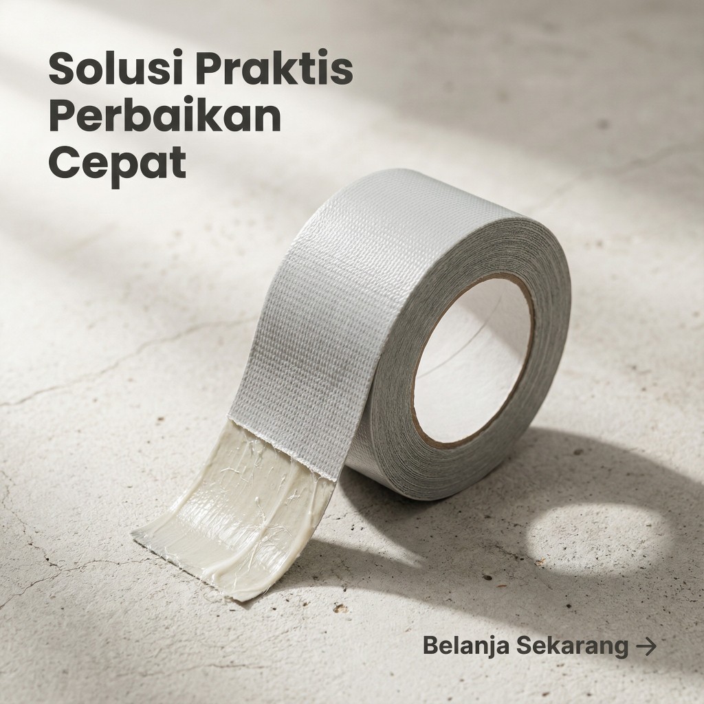 Lakban Anti Bocor Waterproof  aluminium foil Serbaguna Untuk tambal Talang Atap Seng