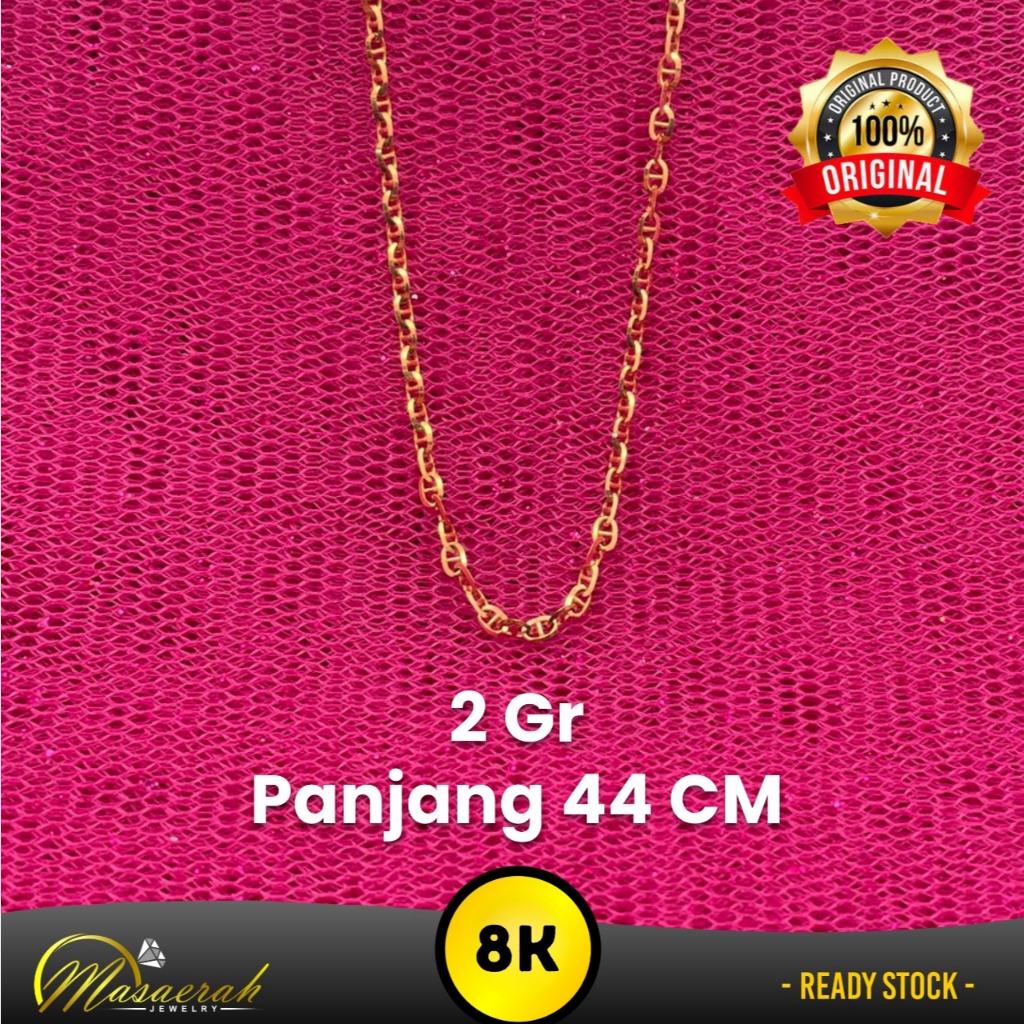 Kalung Emas 8K - Toko Emas Gajah Saerah - 2 Gram 1269