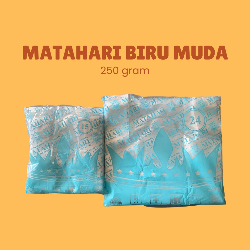 Kantong Plastik Bening Matahari Biru | Kantong Kresek | kresek Bening