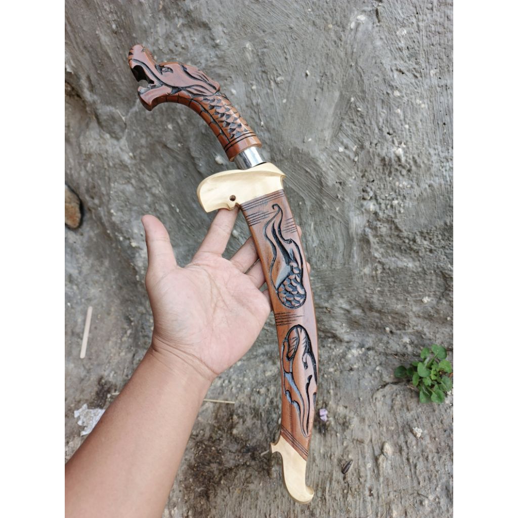 LIMITED EDITION PISAU KUKU MACAN GAGANG UKIR NAGA KOMBINASI