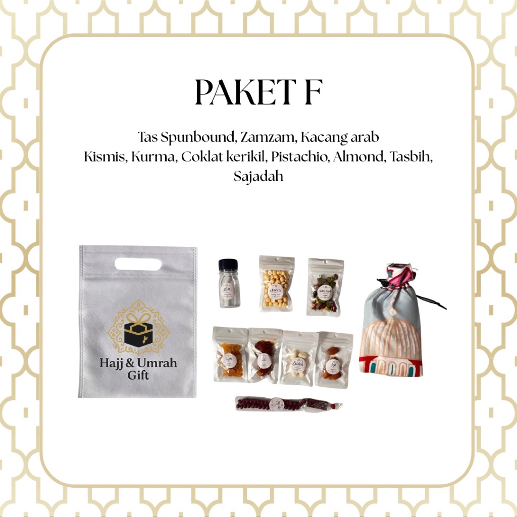 Paket oleh oleh umroh dan haji / Paket Sajadah