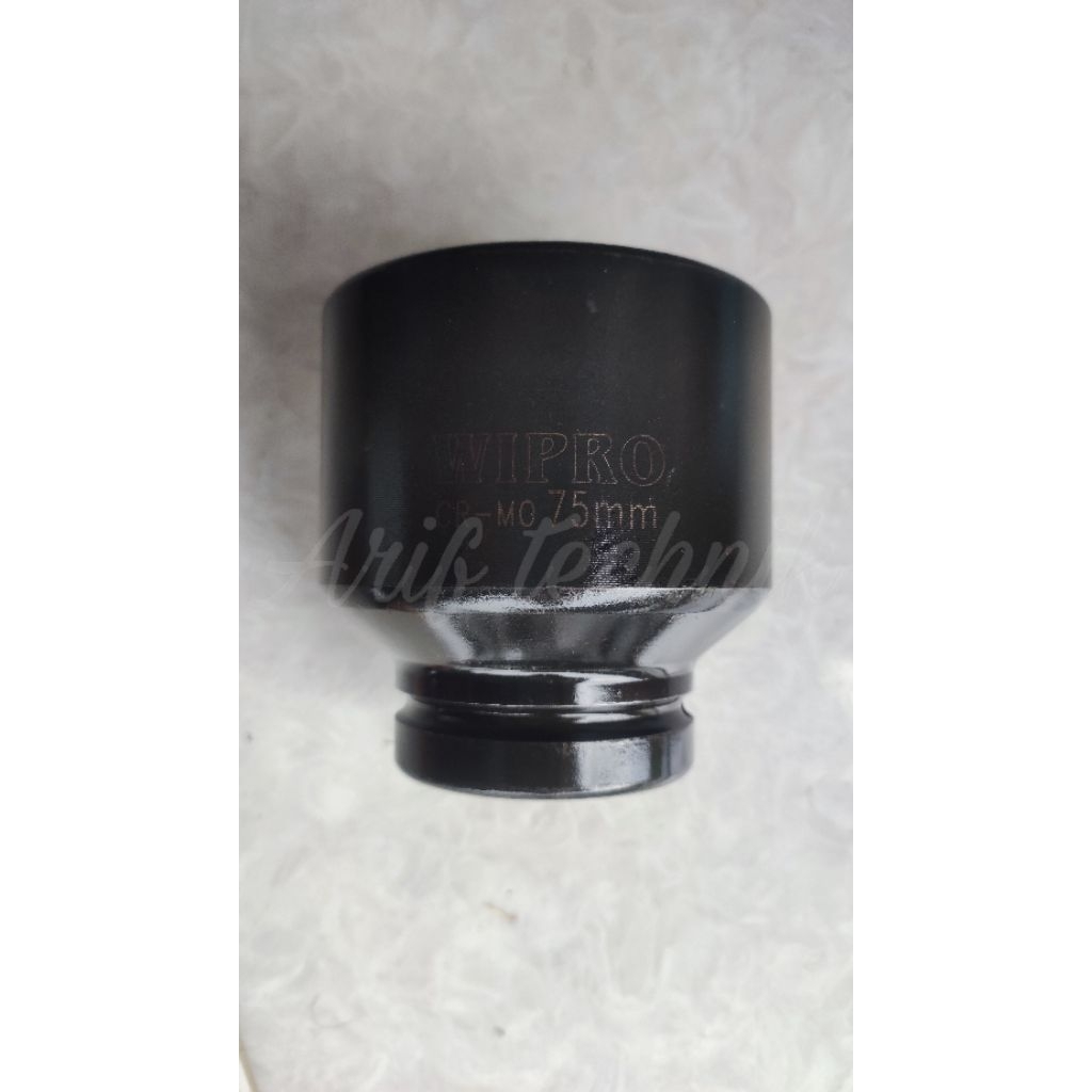 Kunci Shock Impact 75mm WIPRO 6pt 1inch impact socket 75 mm