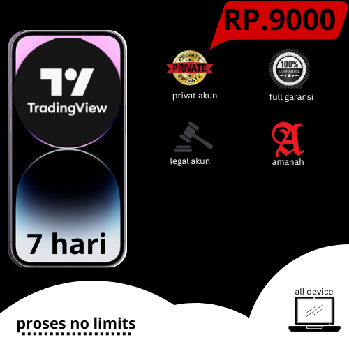 Tradingview Pro Premium 1 Bulan dan 1 minggu Legal Bergaransi