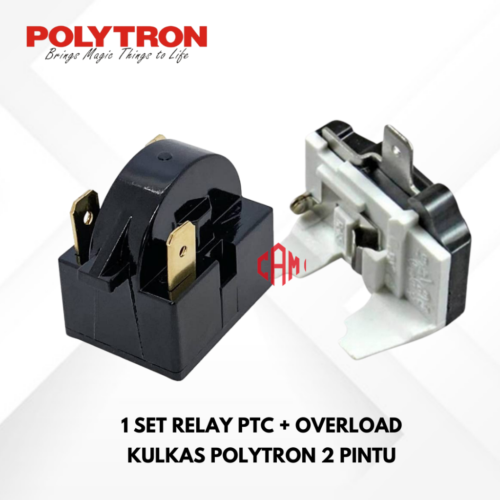 Relay PTC Overload Kulkas POLYTRON 2 Pintu