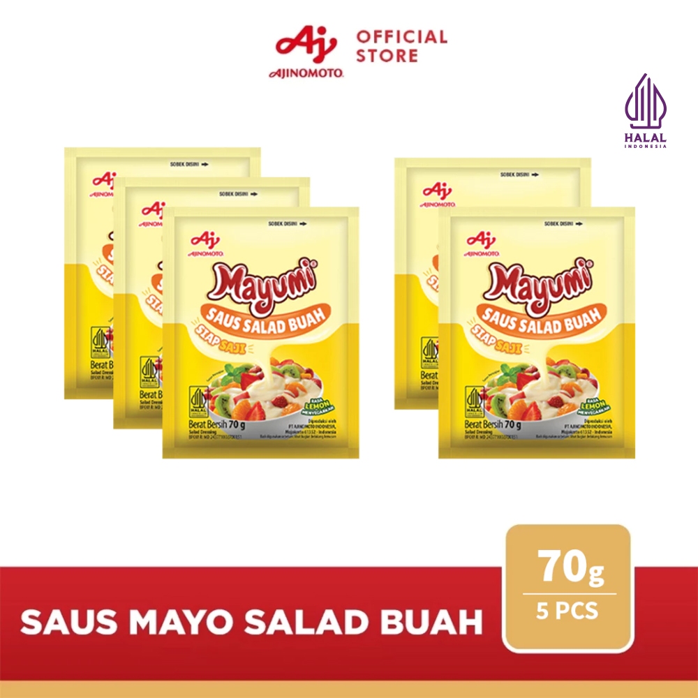 MAYUMI® Mayonaise Saus Salad Buah 70g (5 pcs)