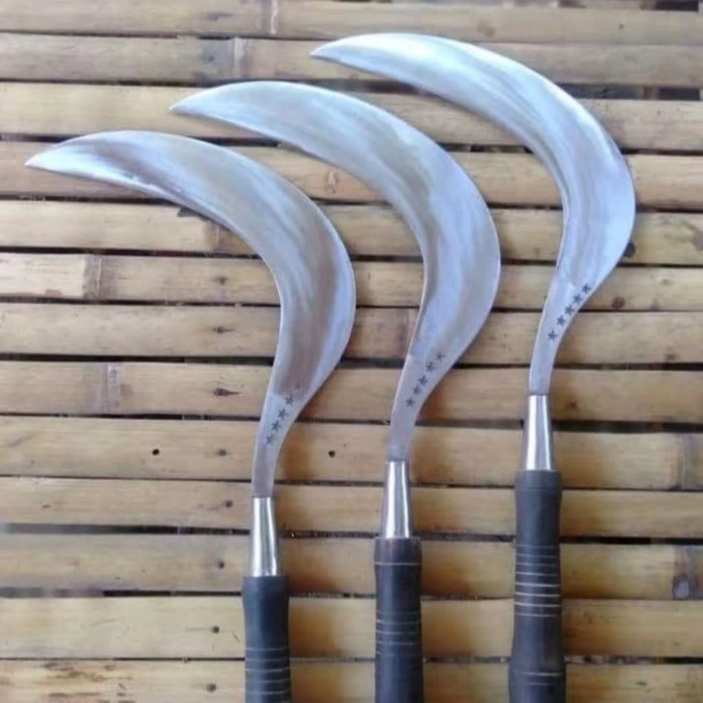 arit rumput cap bintang lima baja asli