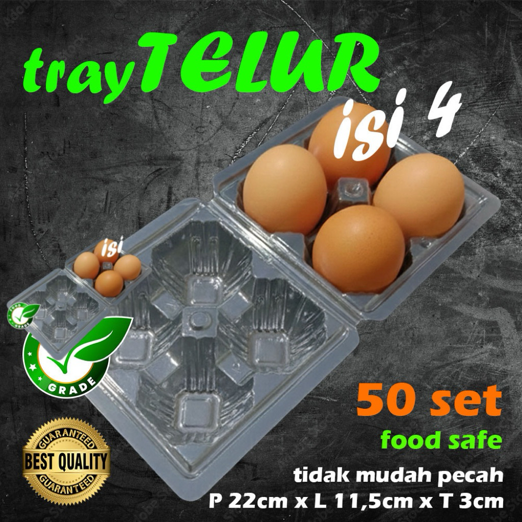 Mika telur isi 4 (isi 50)