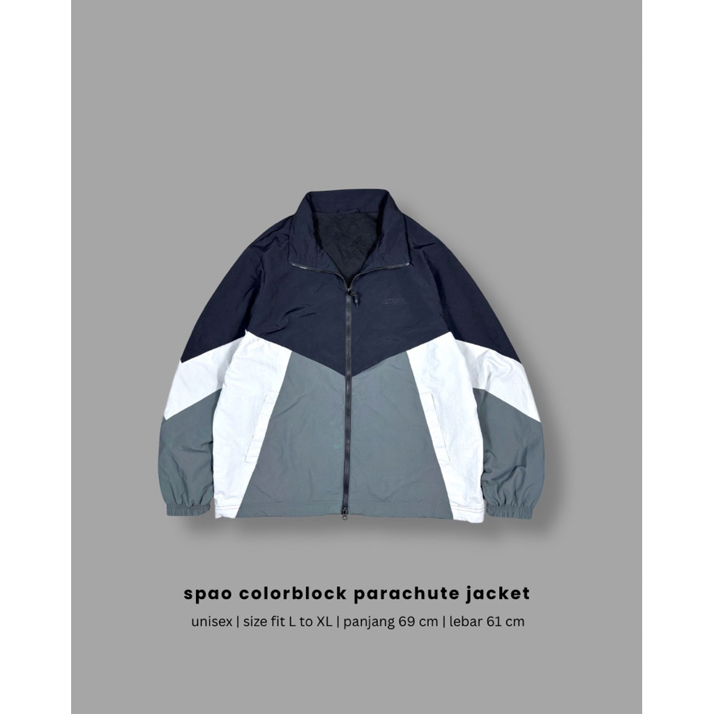 spao threetone windbreaker jacket