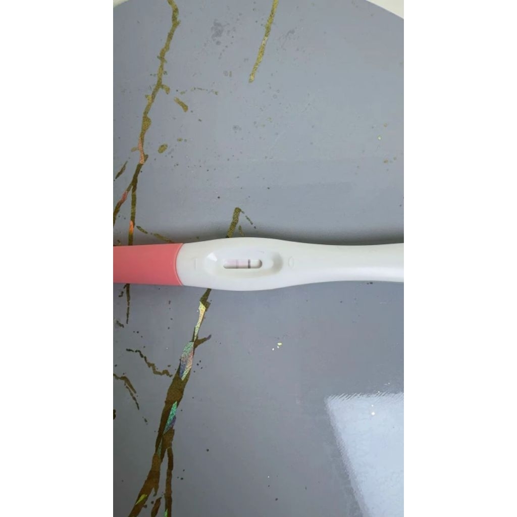 Test Pack Garis Dua Positif Compact Midstream Pendeteksi Kehamilan