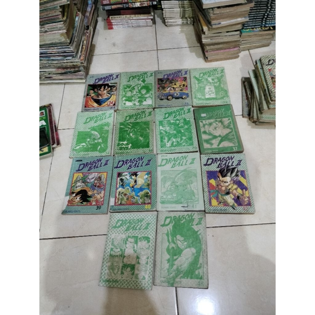 Komik Rajawali Grafiti - Dragon Ball II Vol. 24 28 31 32 34 35 36 37 39 40 41 42 43 48 (14 Komik)