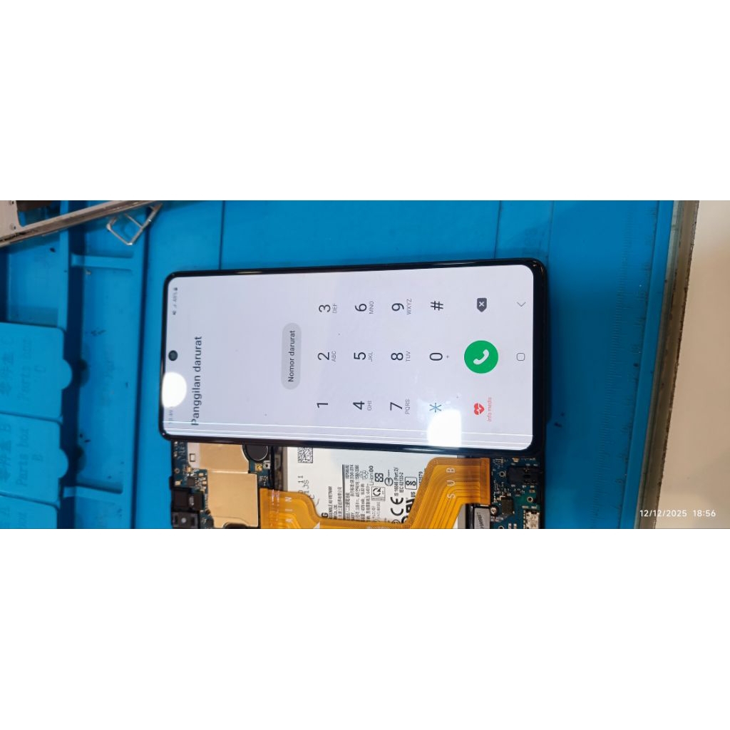 LCD COPOTAN SAMSUNG A71 MINUS GARIS KAYA FOTO