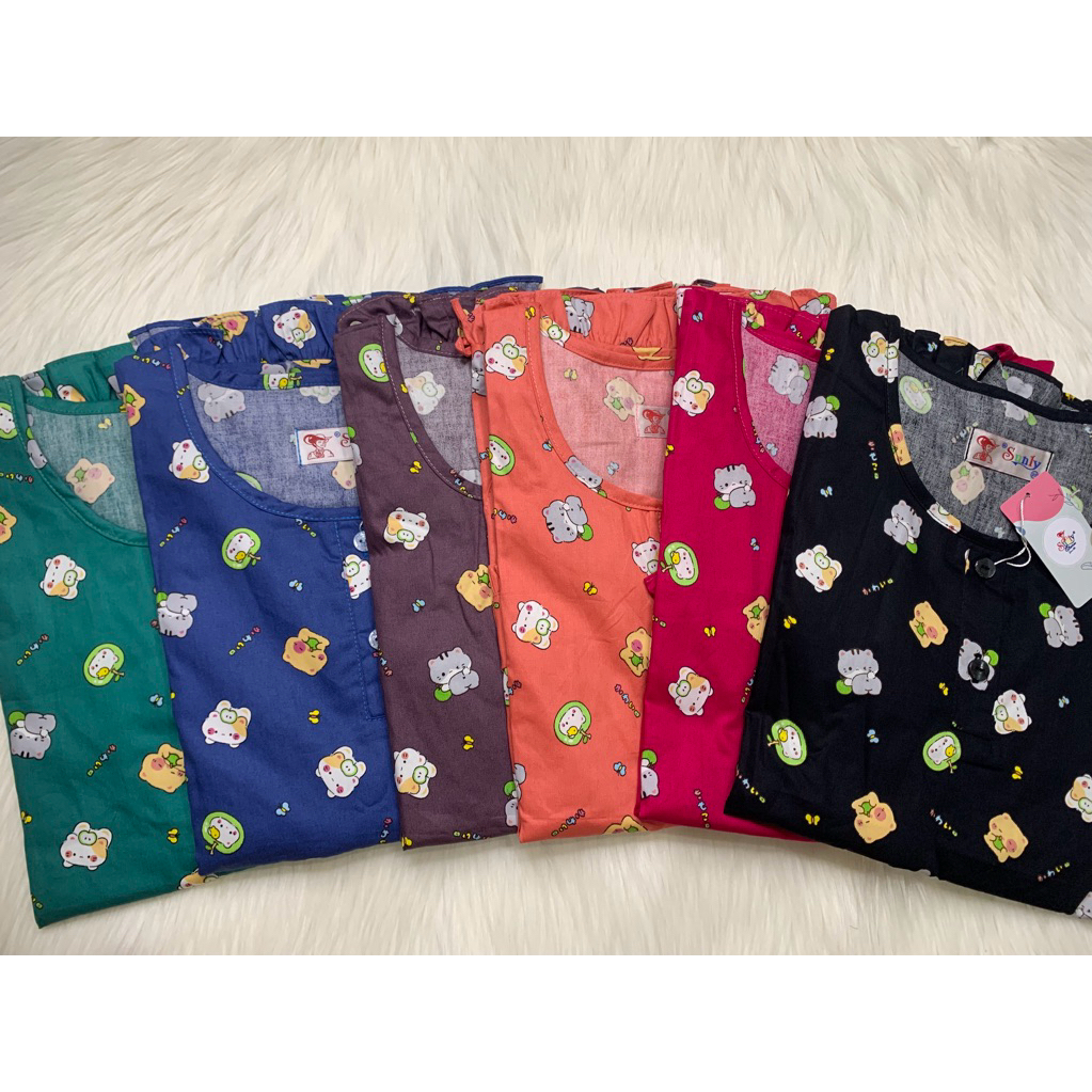 Sunly Uk.2L Cln. 3/4 t.pdk baju tidur sunly
