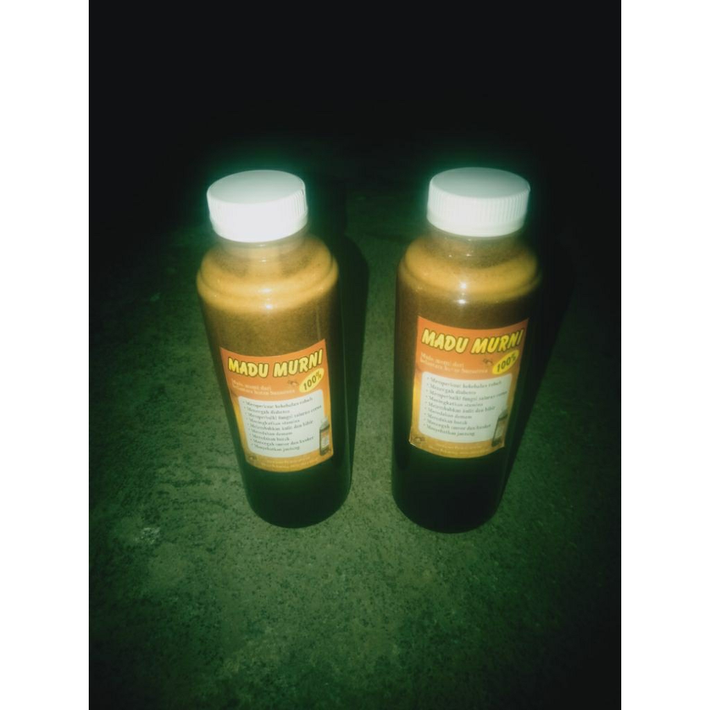 madu murni kemasan botol 250 ml