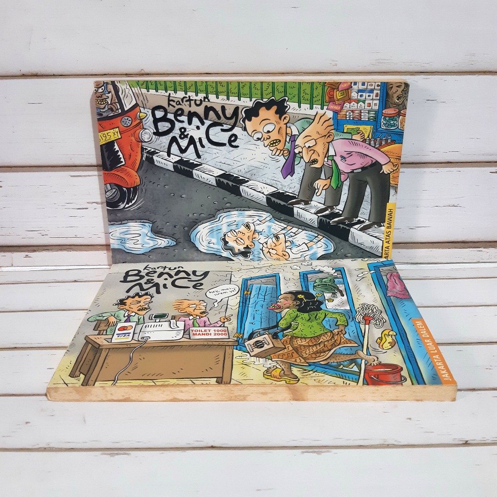 Kartun Benny Mice - Jakarta Atas Bawah dan Luar Dalem (Preloved Ori)