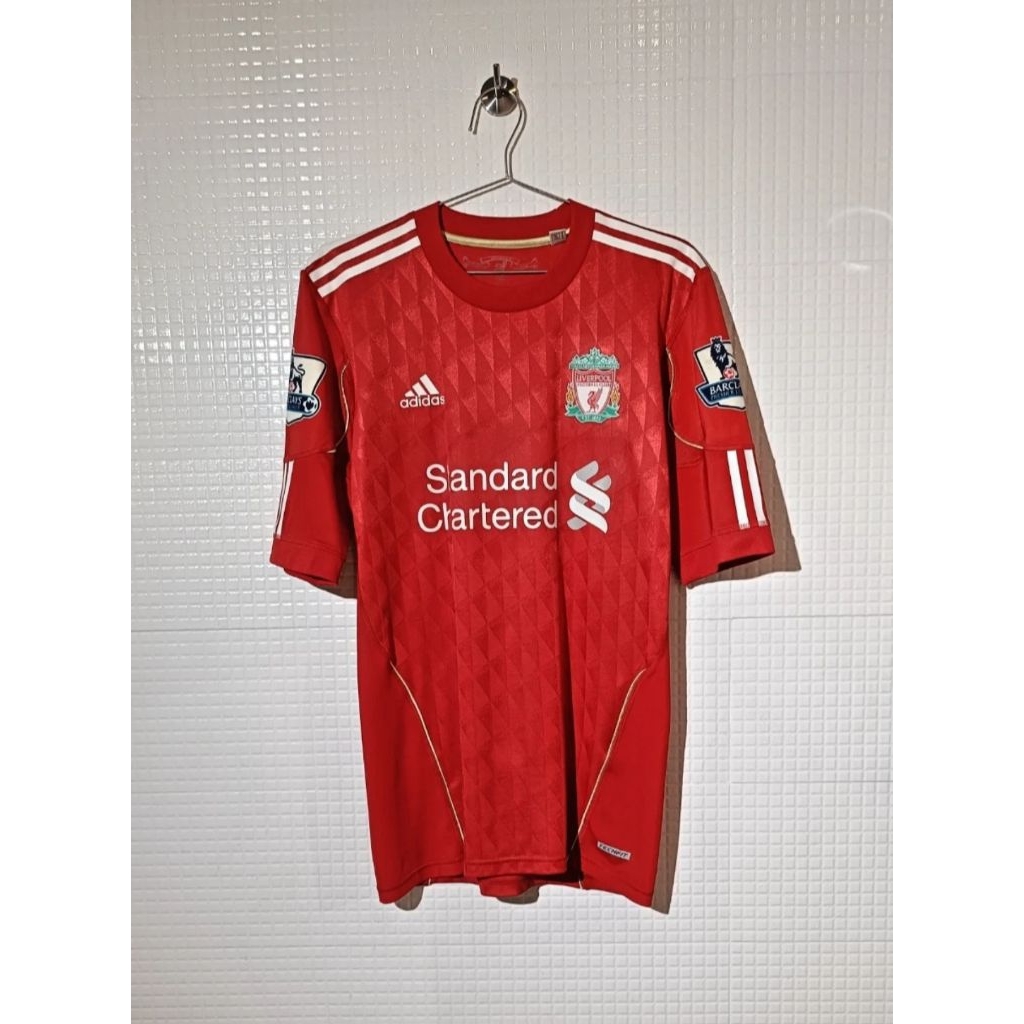 Original Player Issue LIVERPOOL 2010 Techfit Home Jersey Baju Bola Torres