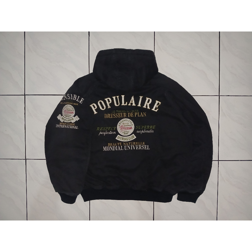 Grandeur Vintage Reversible Canvas Jacket | Jaket Off Road Bolak Balik Boxy