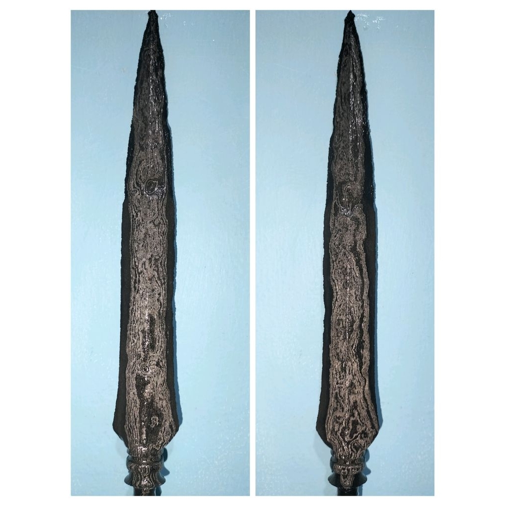 Pusaka TombakBiring Iras est. Mataram Sultan Agung Pamor Pedaringan Kebak / Biring Lanang Sepuh / Pu