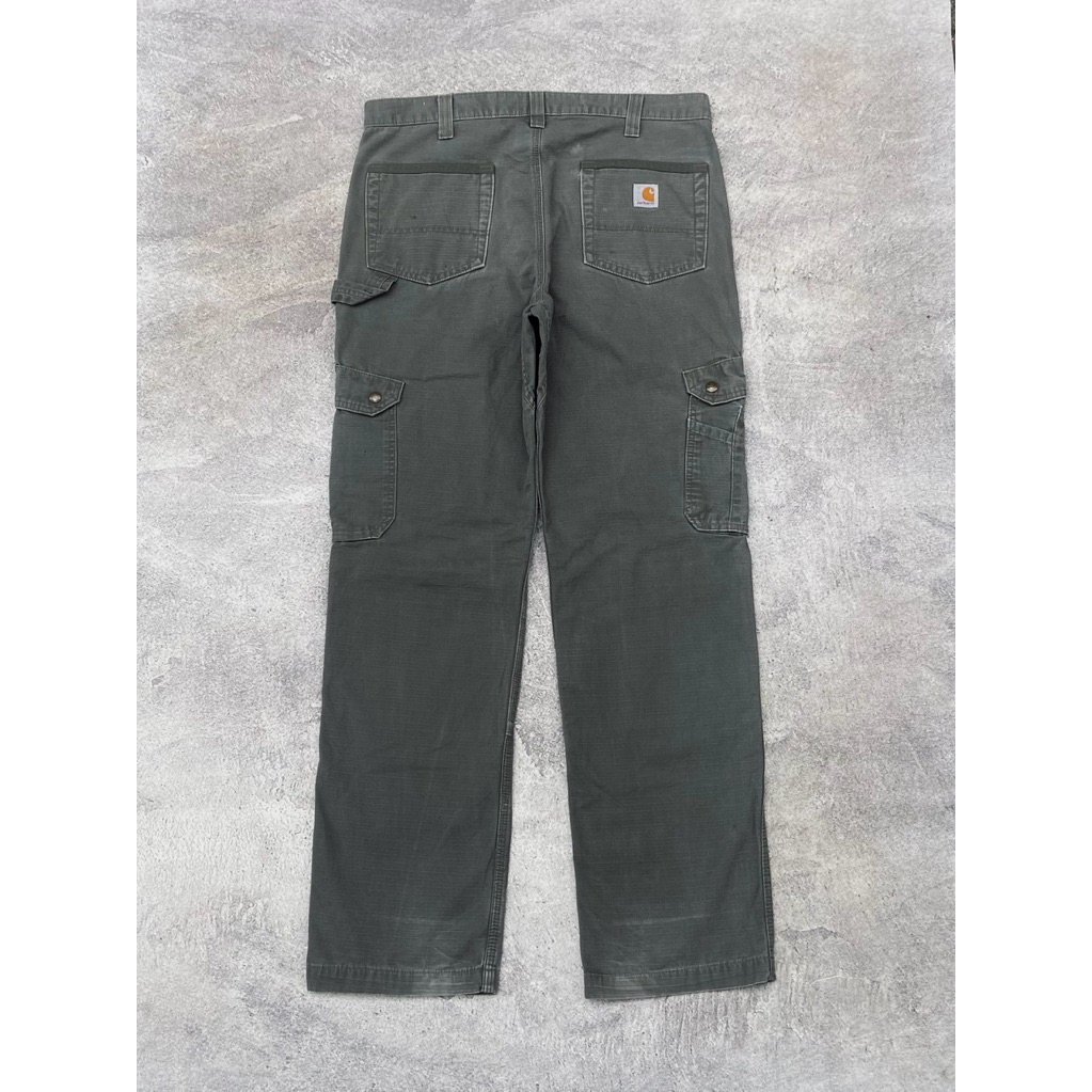 Carhartt Cargo double knee mos green