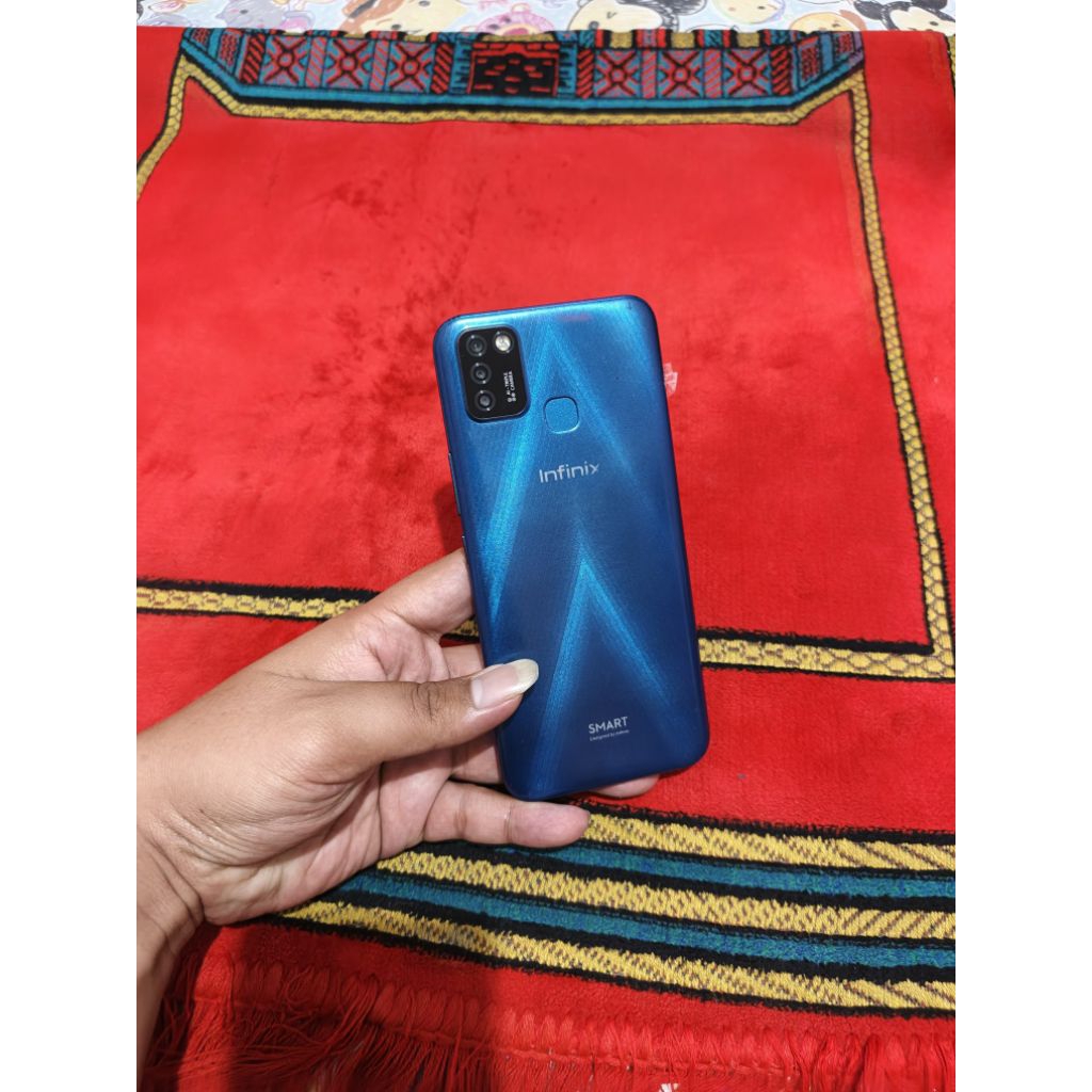 infinix smart 6 resmi 64gb normal smua kamera bagus hp bekas murah 5000mah awet