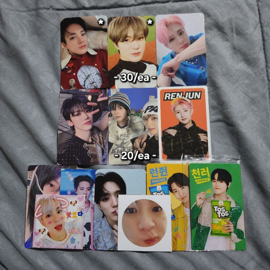 [SALE] Photocard NCT Dream Renjun Jeno Jaemin Haechan Jisung ld everline candy boboan binder univers