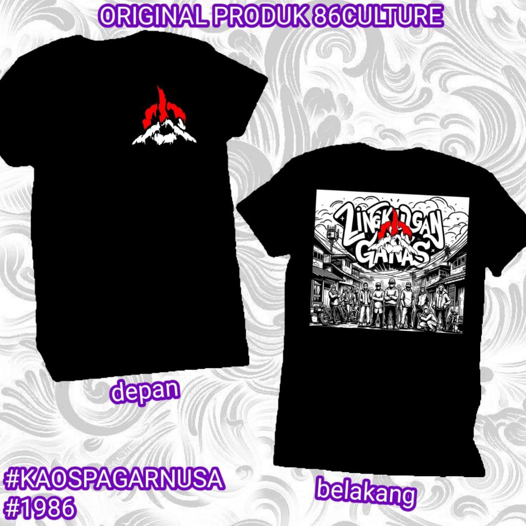 KAOS PAGAR NUSA DISTRO ARPANSA GASMI SILAT METAL IPSI LIGAS LINGKUNGAN GANAS