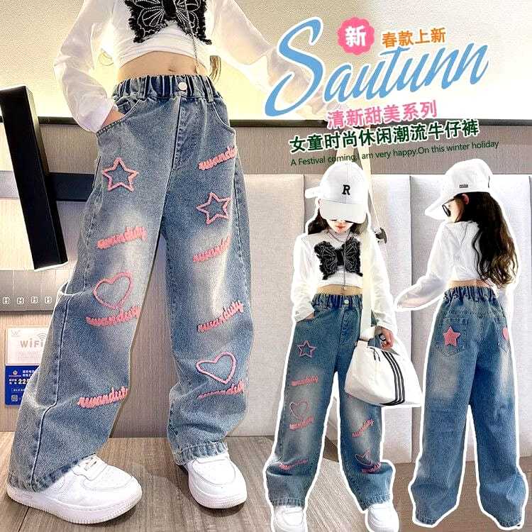 Kulot Jeans Anak Perempuan Kekinian Umur 6-12Tahun