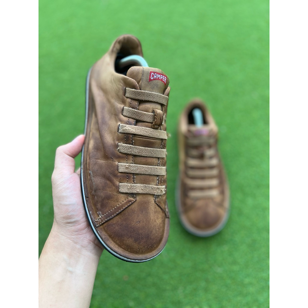 Camper Beetle size 42 - Sepatu slip on kulit nubuck second branded