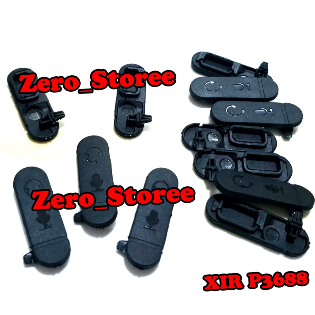 Tutup Mic XiR P3688 HT Motorola Dust Cover Karet Penutup mik Mig P3688 Pelindung Headset DustCover p