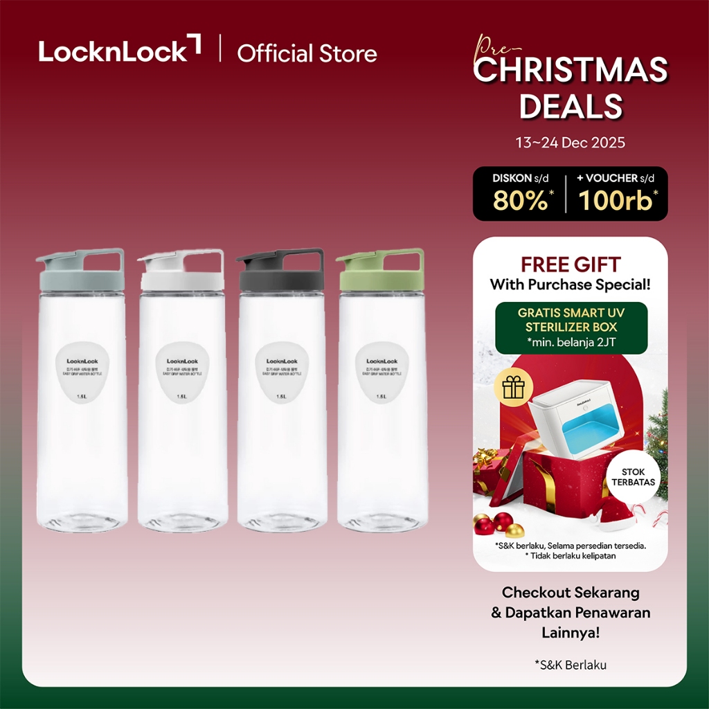 LocknLock Easy Grip Botol Minum 1.5 Liter - HAP814