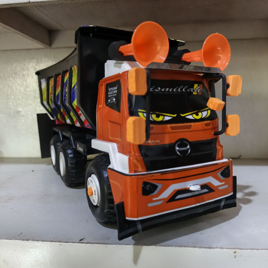 Produk Terlaris Mainan Truk Modifikasi Hino500 Bahan Plastik Uk 30cm