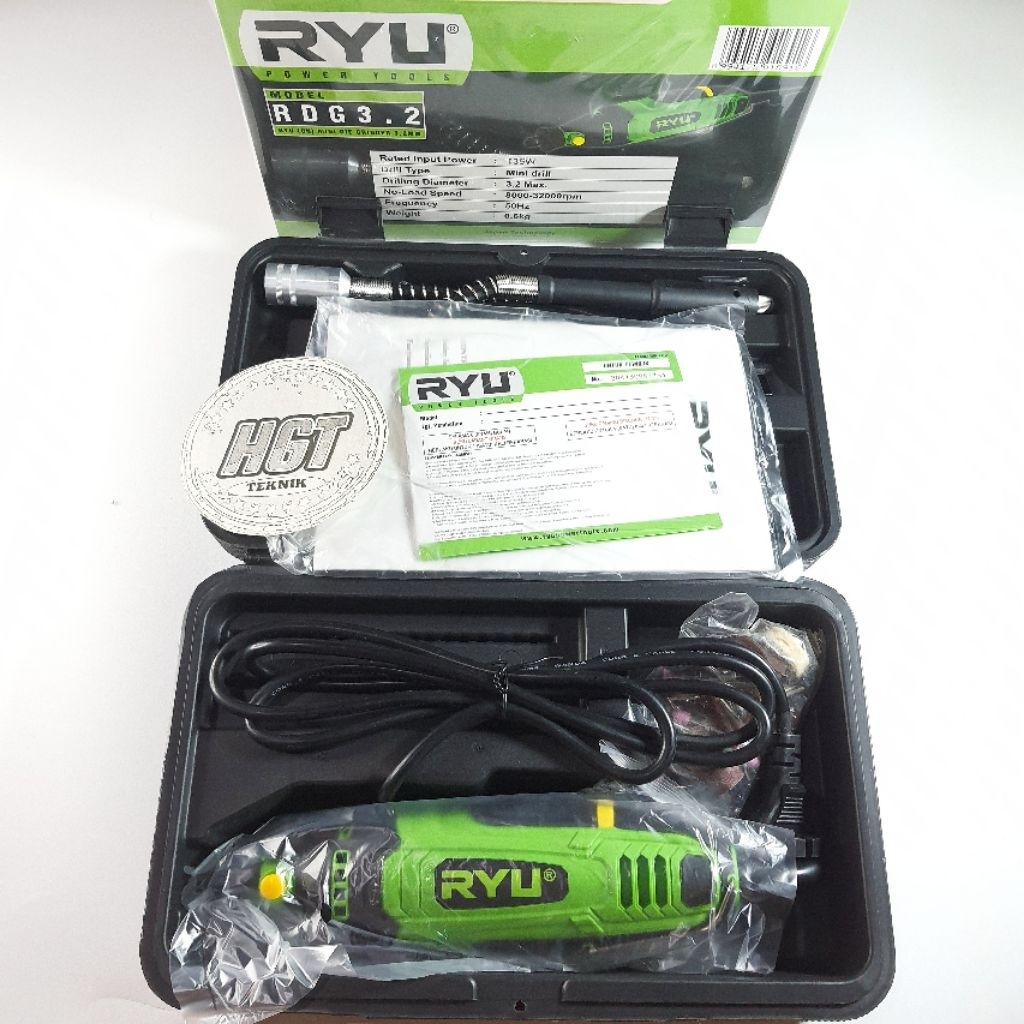 Mini die grinder RYU RDG3.2 / mini drill RDG 3.2 / mini grinder / mesin bor mini / bor tuner / Mesin
