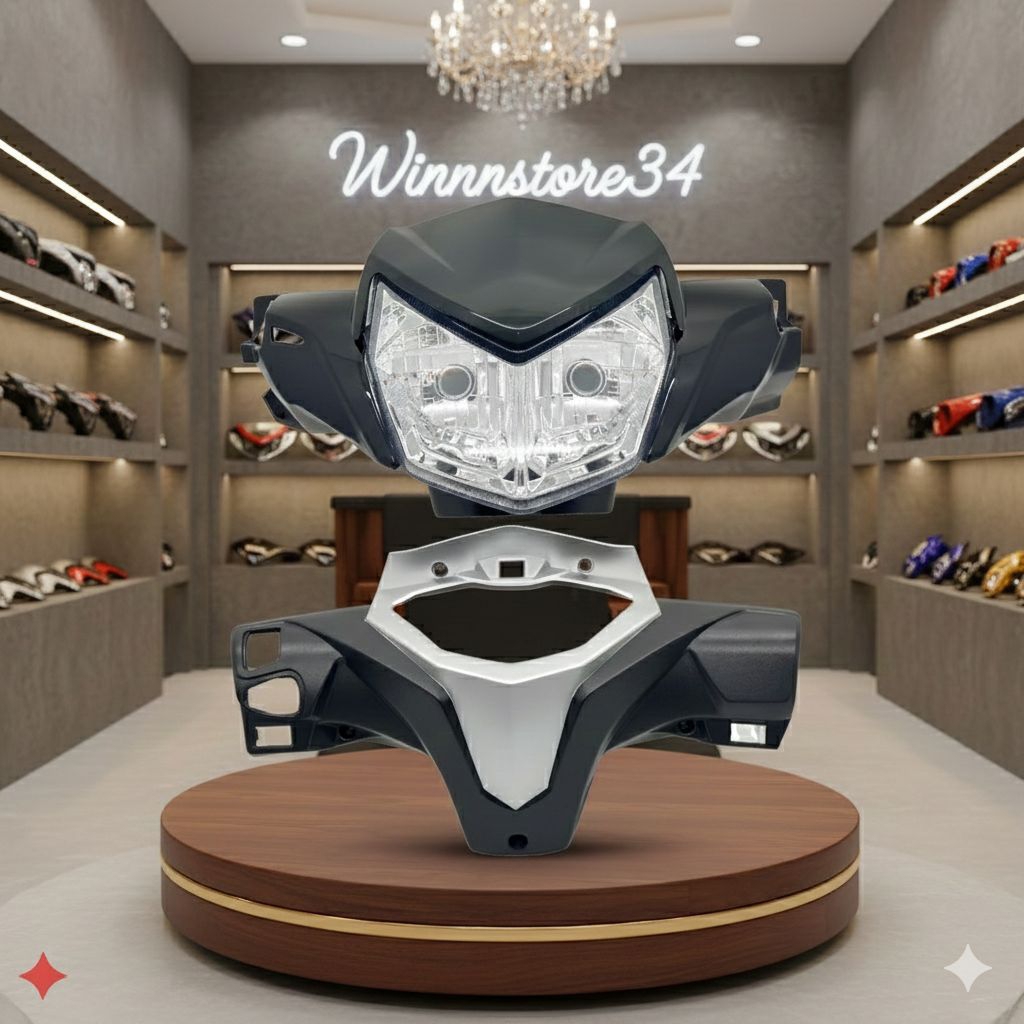 Winnnstore - Batok Supra X 125 Fi Injeksi 2014 2015 2016 Silver / Batok Lampu Supra X 125 Fi Injeksi