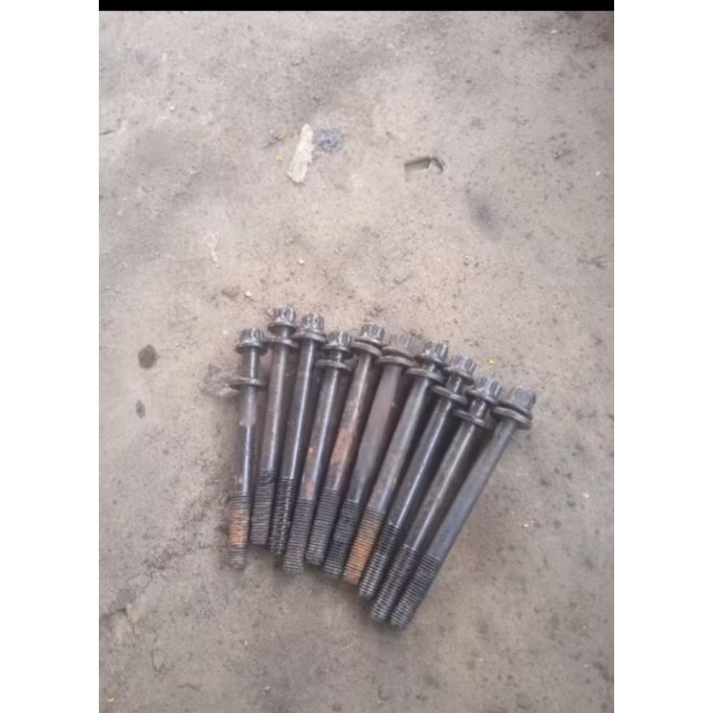 baut cylinder head deksel t120ss karbu original#hrga satuan