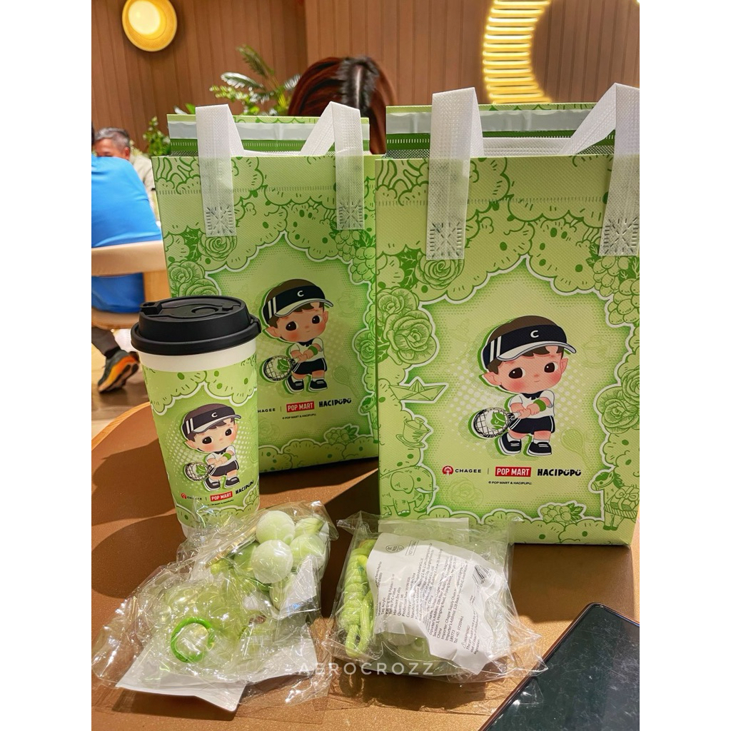 POP MART - CHAGEE x HACIPUPU Cipung Keychain Gantungan Kunci Plush Padel