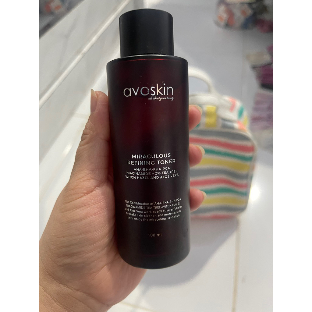 avoskin miracolous refining toner preloved