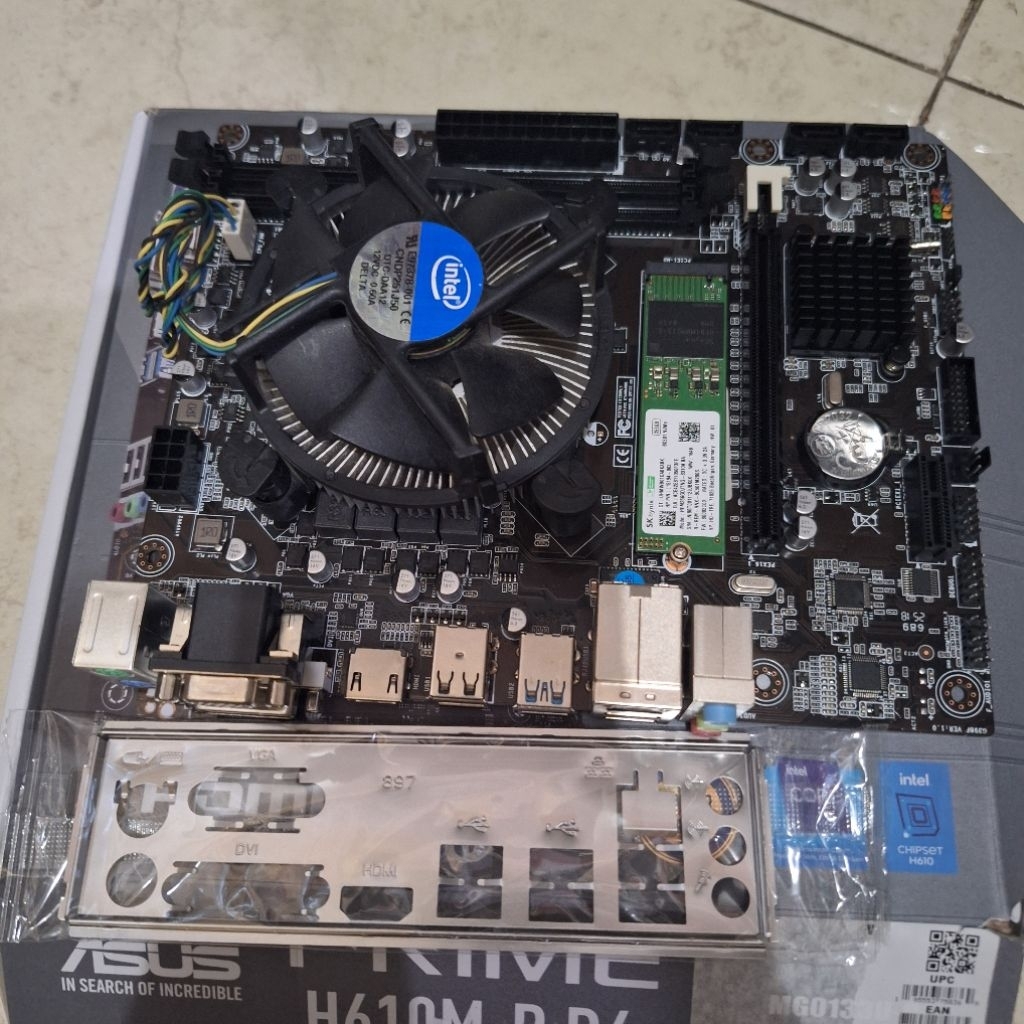 Paket Intel Core i3 9100f 4.2Ghz + Powermax H310M