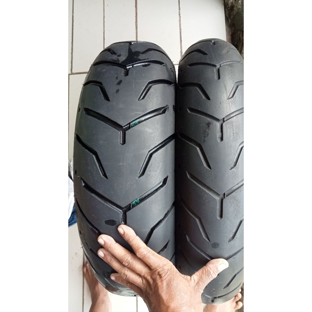 Ban Dunlop hd 130/60-19 vs 180/65-16 mulus no tambalan