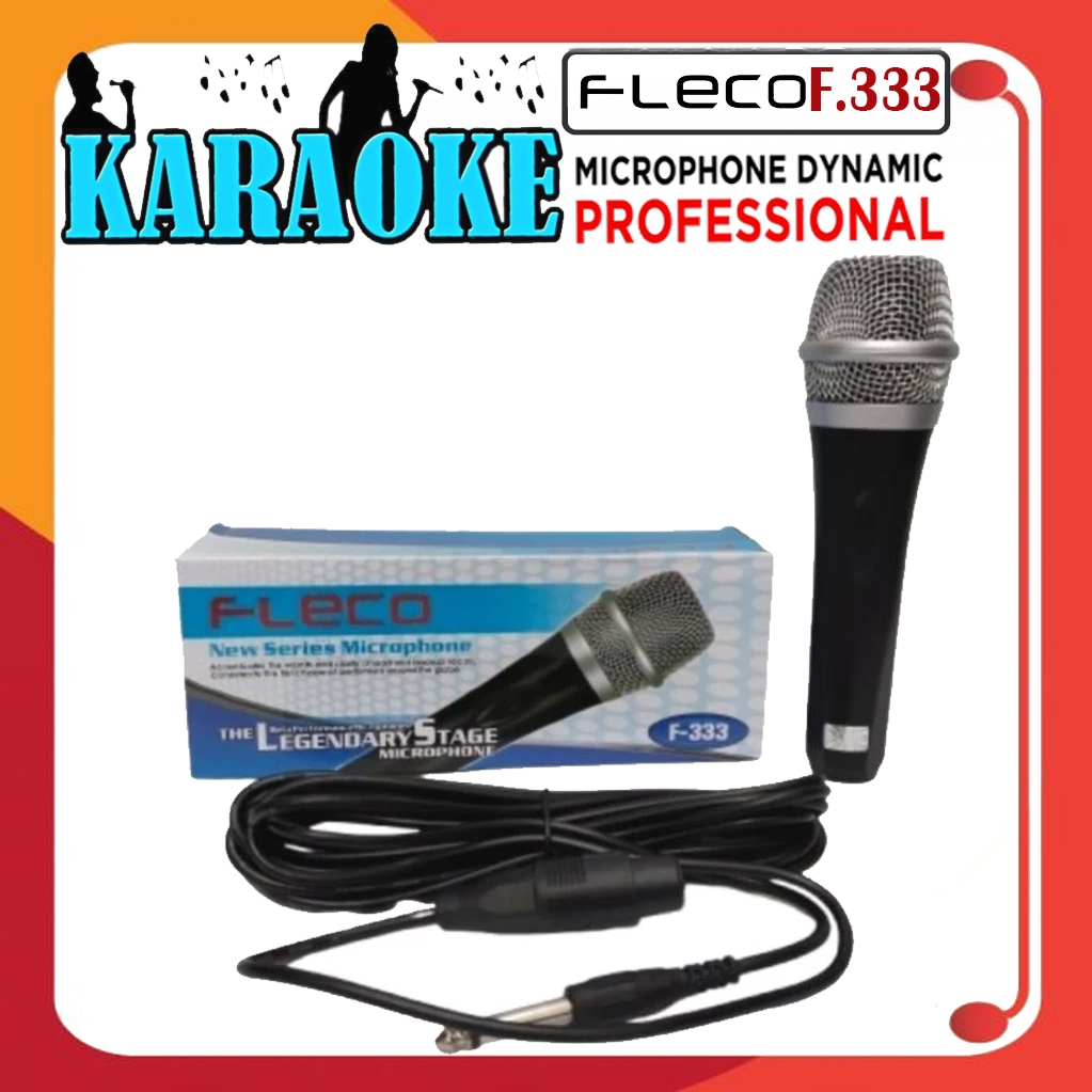 Mic/Microphone FLECO F-333 F 333 Berkualitas Tinggi