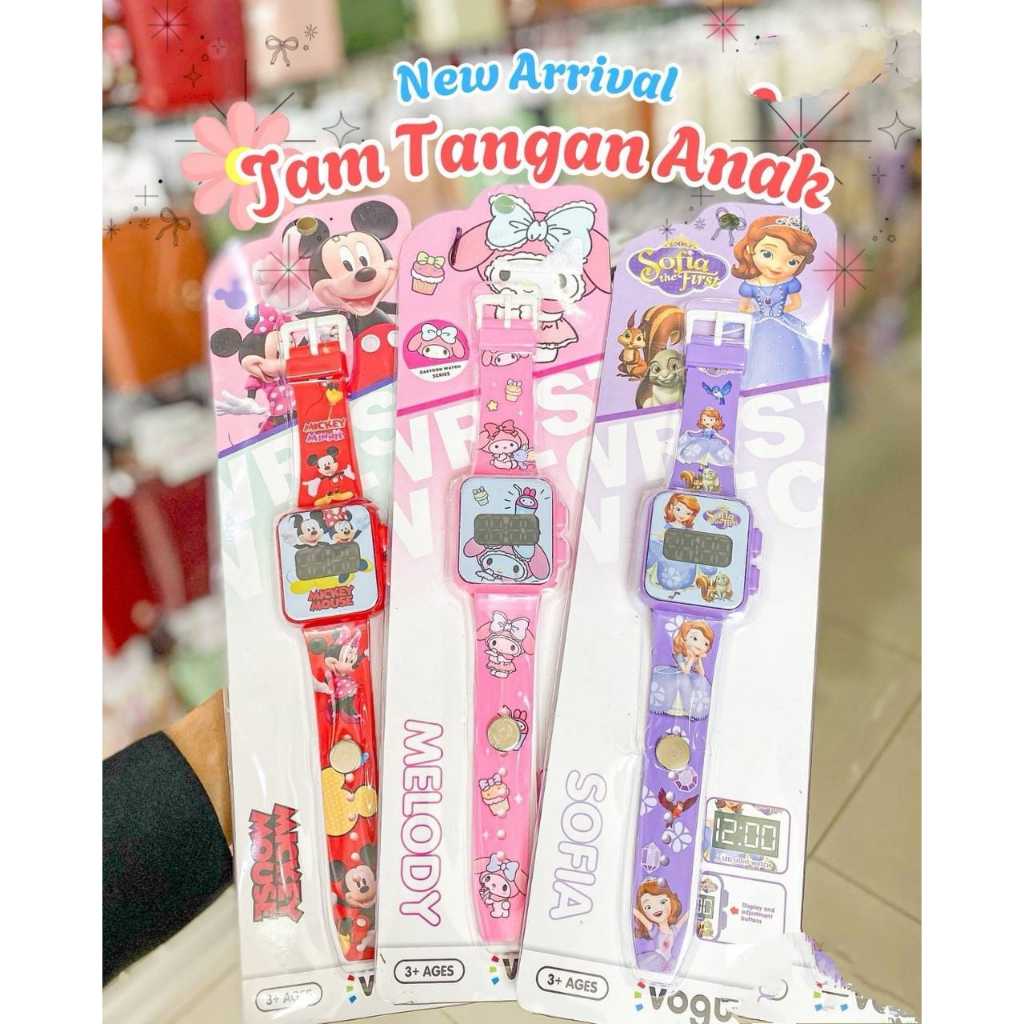 Jam Tangan Anak Karakter Jam Tangan Anak Tahan Air Jam Tangan Anak Analog Jam Tangan Anak Tali Silic