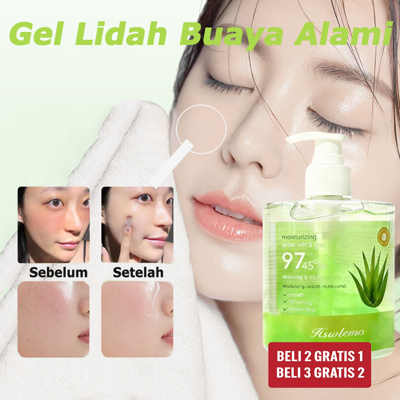 Aloe Vera nature aloe vera Gel Lidah Buaya Aloe Vera Gel Lidah Buaya Peeling Gel Masker Pelembab Waj