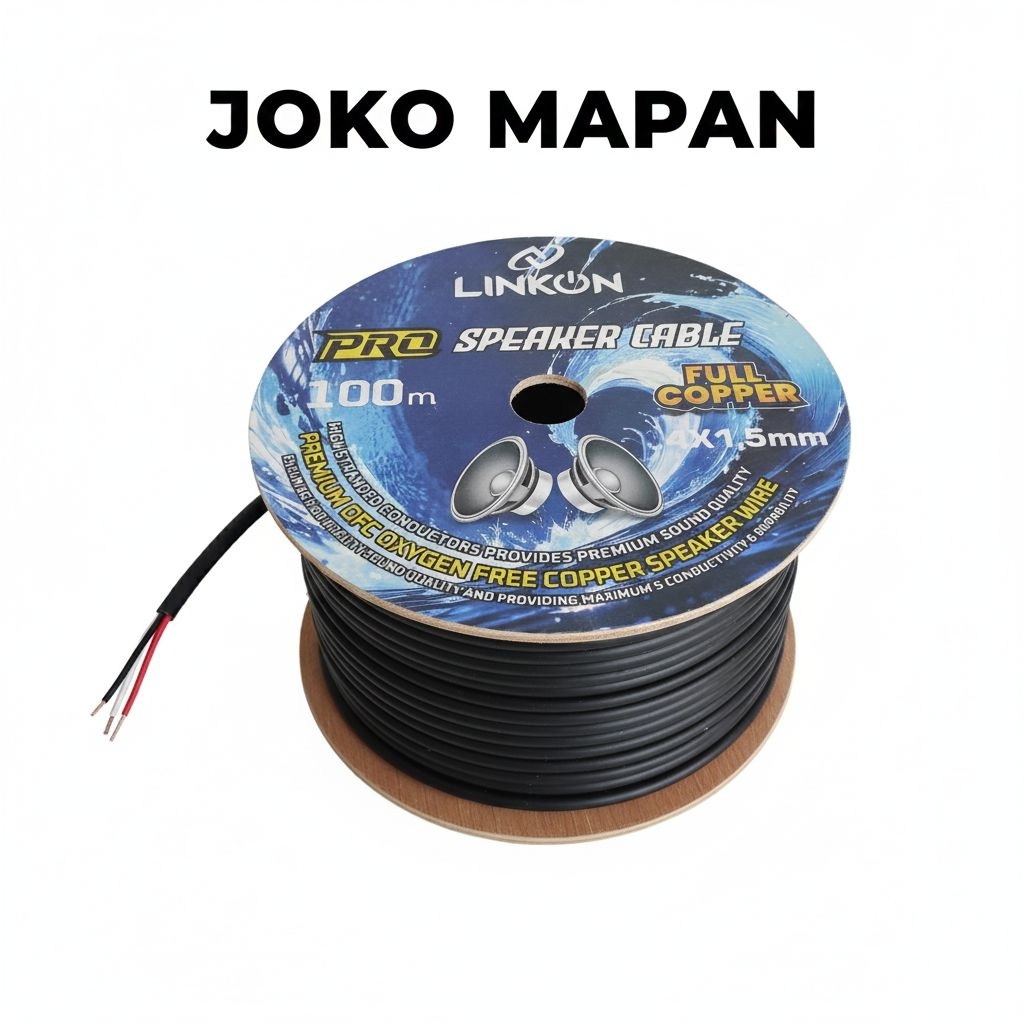 PERMETER KABEL SPEAKER LINK ON 4X1,5mm kabel audio speaker isi 4 x 1,5mm