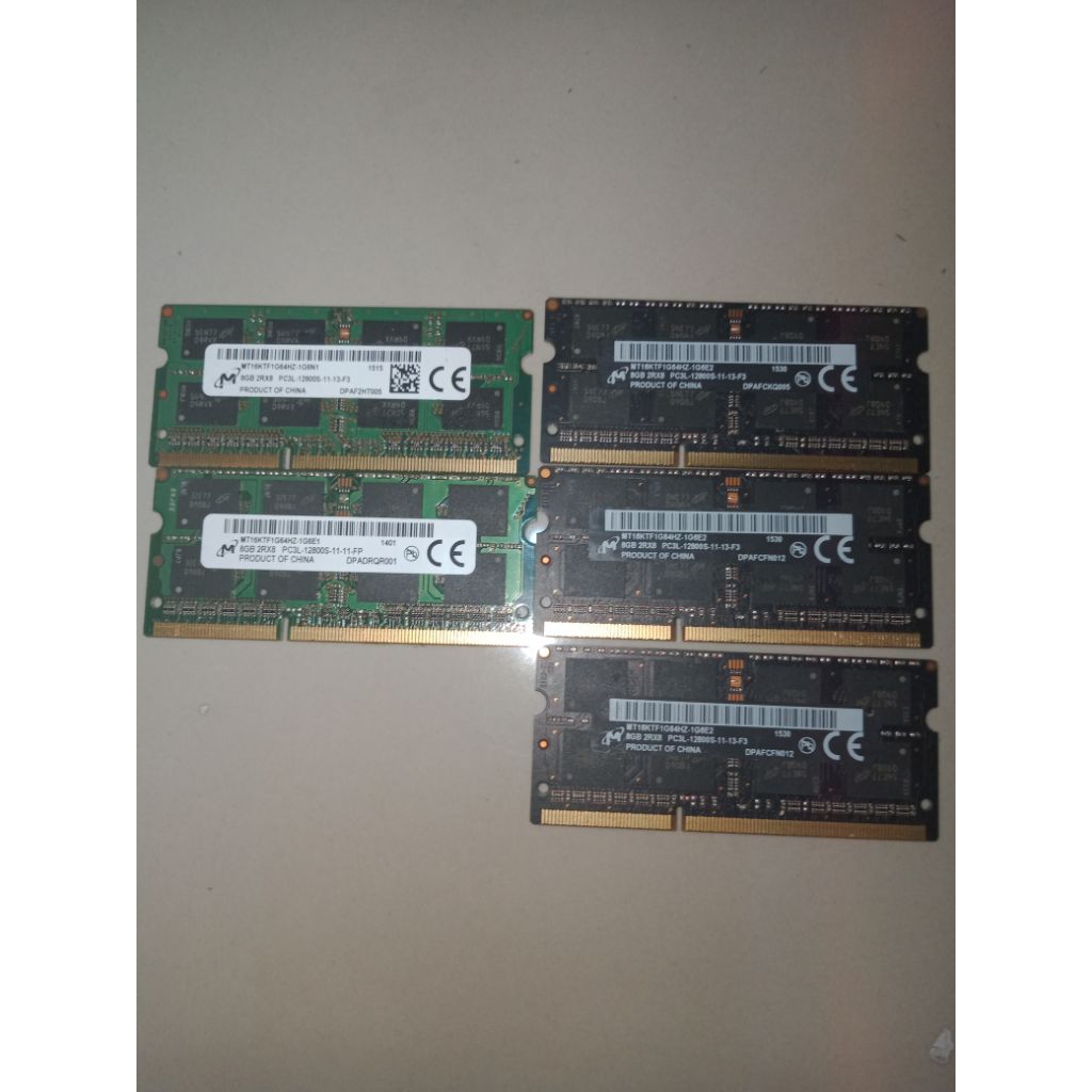 Ram ddr3 8gb pc3l 12800s 1600mhz 1.35volt