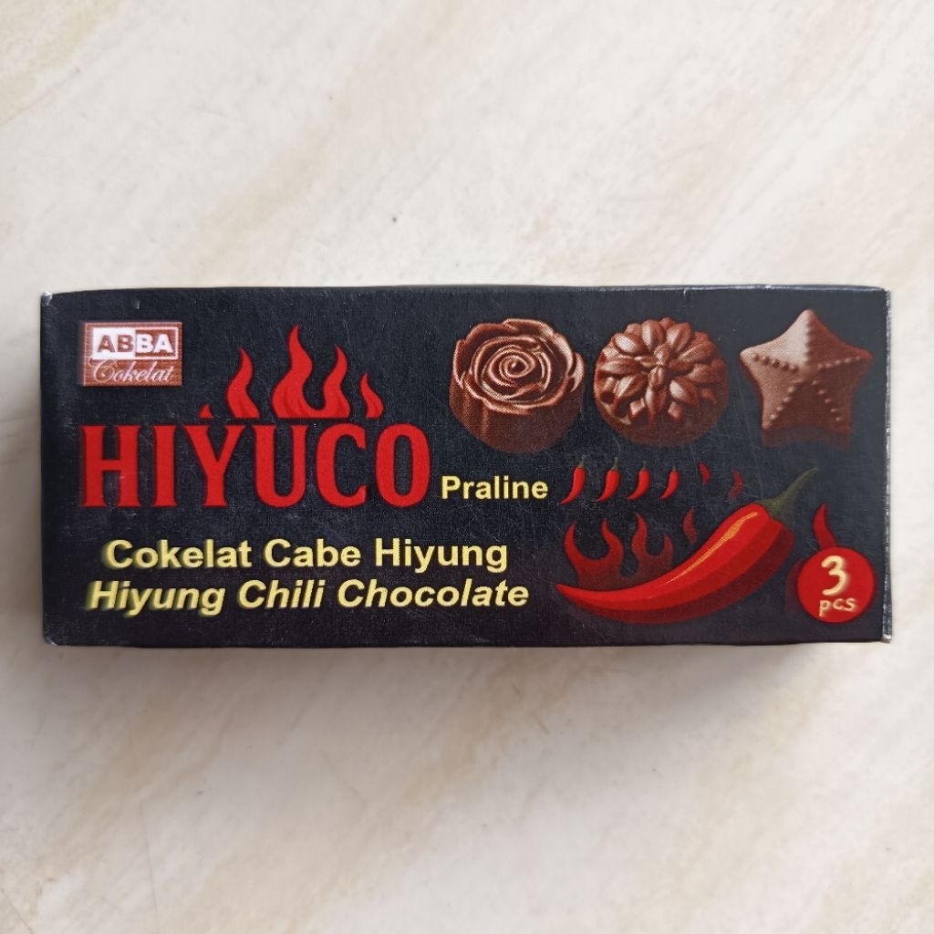 HIYUCO Praline Cokelat Cabe Hiyung Hiyung Chili Chocolate