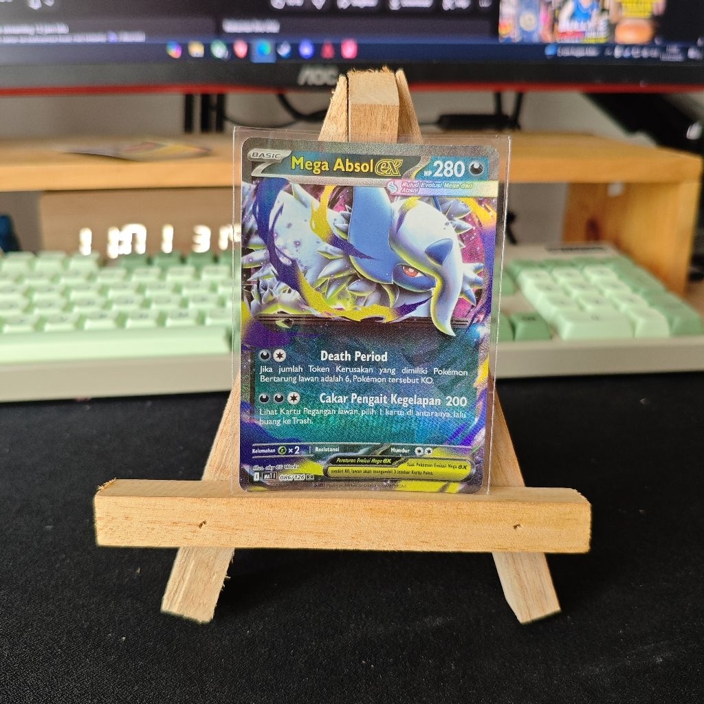 Mega Absol EX MA1 - Evolusi Mega - RR | Kartu Pokemon TCG